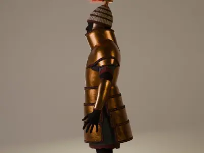 Bronze Age Armor  Set 3D model