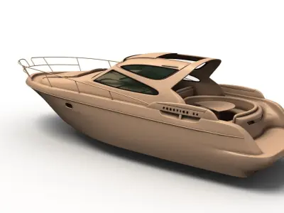 Jeanneau Prestige 34 Yacht 3D model