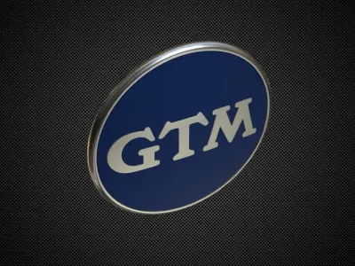 gtm logo 3D model