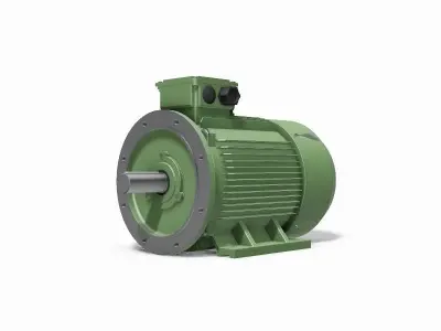225M B35 Top 4-8 Pole IEC electric motor - 3D CAD model 3D model