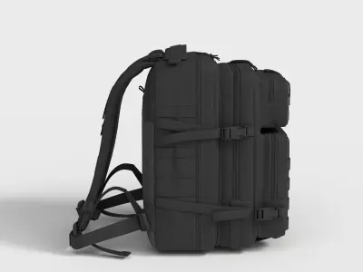 TACTICAL MILITARY BACKPACK 3D model
