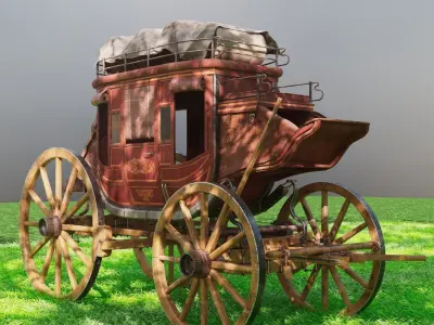FARGO WAGON CART 3D model