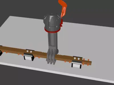 Tap Changer Assembly 30AMP Low-poly 3D model