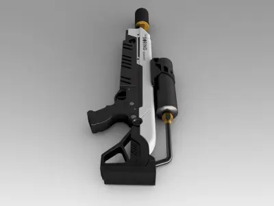 The boring company flamethrower 3D model