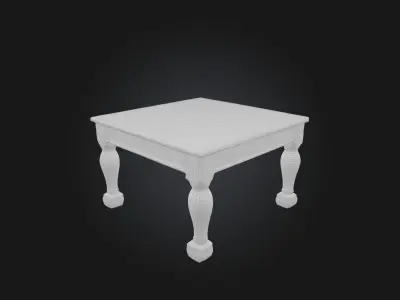 Table Low-poly 3D model 16