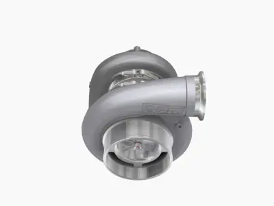 Precision GEN2 Promod 110mm turbocharger Low-poly 3D model
