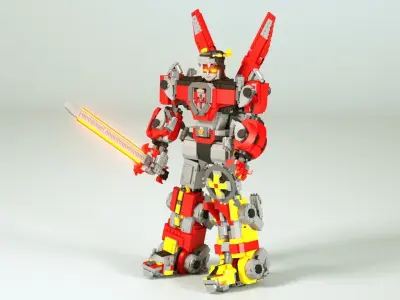 LEGO robot 3D model