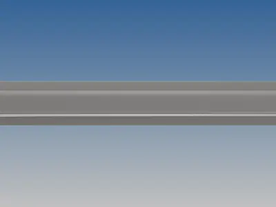 British Standard-EN13674 49E2 rail 3D model