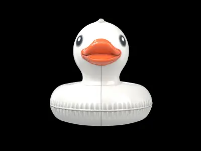Duck Float v1 002 Low-poly 3D model