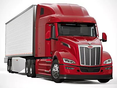 2021 Peterbilt 579 3D model