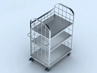 Tool trolley cart 3D model