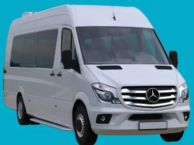 MB Sprinter- Bus- Panel Van -Ref 3D Model Pack