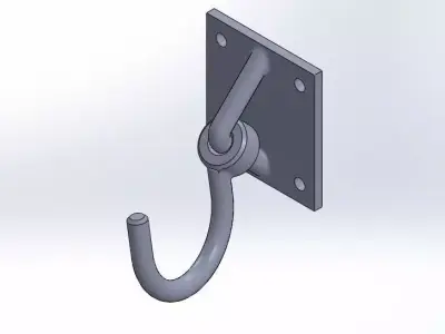 Suporte para rede Free 3D model