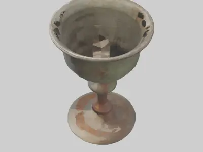Old Goblet Model Low-poly 3D model
