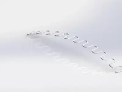 wave spring Free 3D model