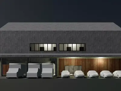 Mini warehouse 3D model