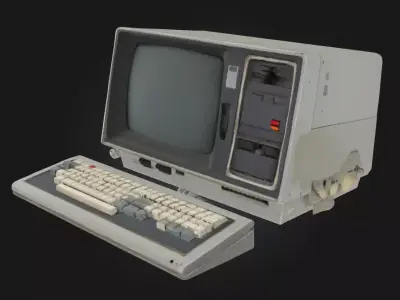 Retro Tech Nostalgia  Echoes of a Bygone Digital Era 3D model