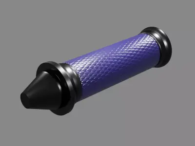 Bike Handlebar Low-poly 3D model
