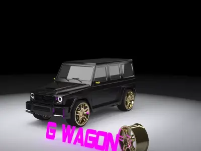 g wagon mercedes benz 3D model