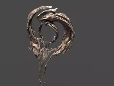 Air element Sword hilt 3D model