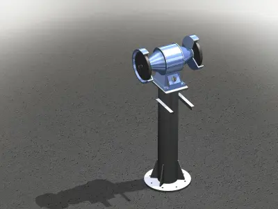 Bench Grinder Stand 3D model