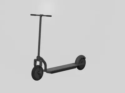 E-Scooter Low-Poly Low-poly 3D model