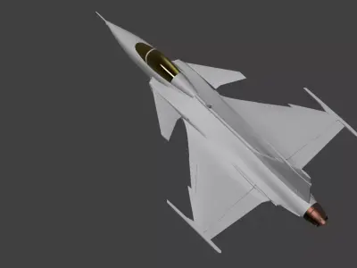 JAS 39 Gripen 3D print model
