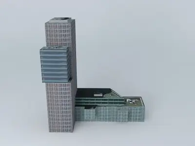 City Business Center Free 3D model
