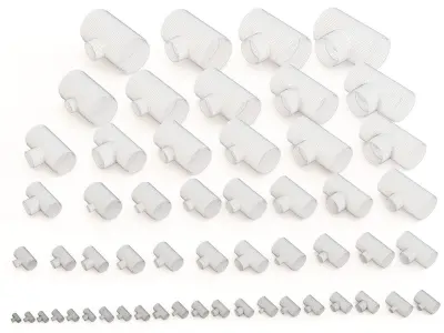 Pipe fitting vol 15 3D model