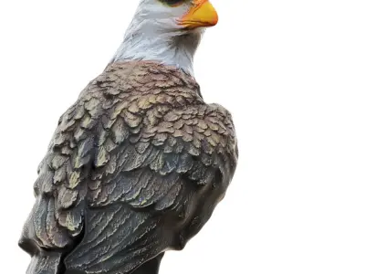 Garden Eagle Figurine 3D model