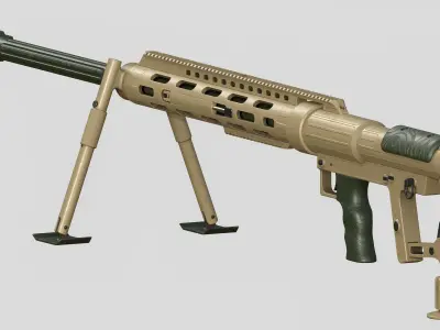 Snipex M100 - Replica -LOW POLY Low-poly 3D model