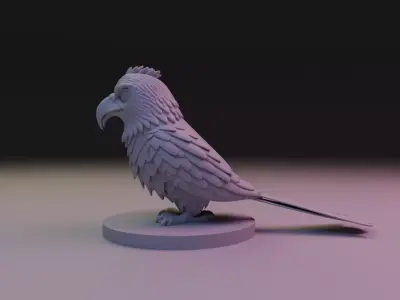 eagle 3D print model