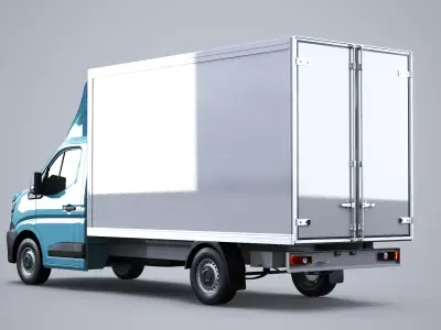 Renault Master 2025 Refrigerated Van - No Interior Low-poly 3D model