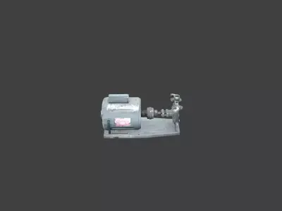Pump02 machine Low-poly 3D model
