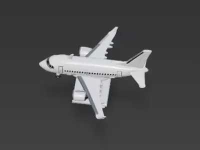 Ultra Luxury VIP Jet Interior 3D Model Tour 3D print model