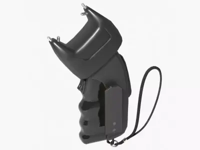 Stun Gun Low-poly 3D model purchase