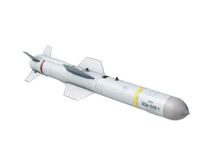 AGM-84 Harpoon Anti-ship Missile AGM84 3D model