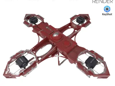DRONE AND CAMERA   3D model