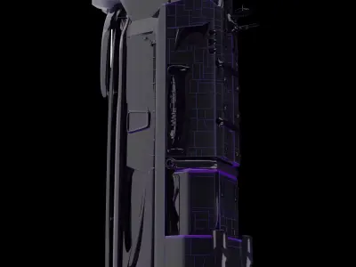 EXPANSION SPACESHIP Free 3D model