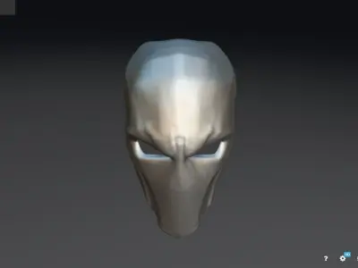 Skull Mask and Deathstroke Mask 3D print model