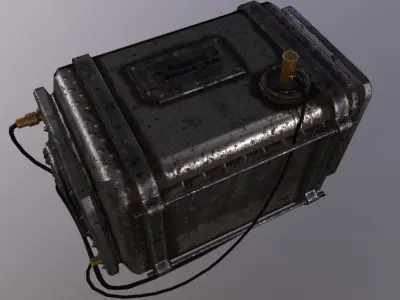 Boiling Machine Low-poly 3D model