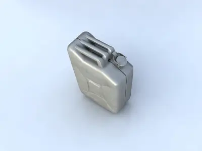 Gallon metal canister 3D model