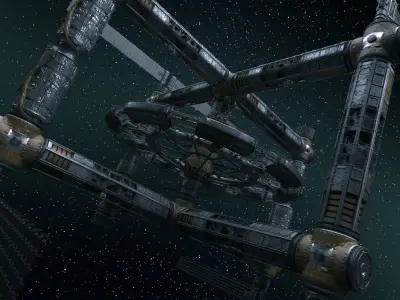 Space Station Variant B Class 3D model