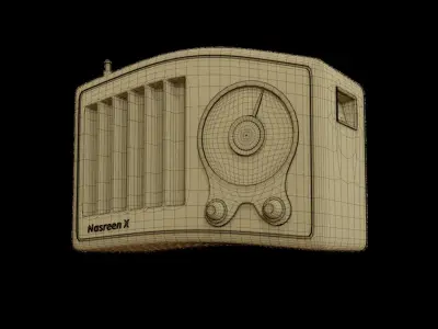 Nasreen Radio - Model X Low-poly 3D model