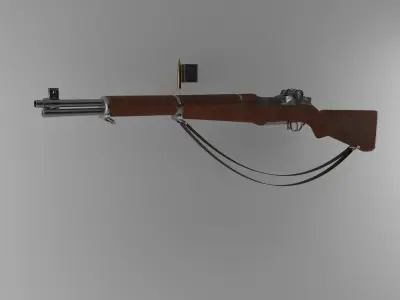 Garand M1 rifle 3D model