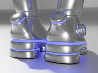Futuristic Robot Free 3D model