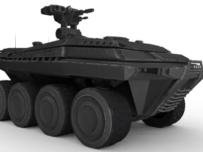 ARMA II APC 3D model