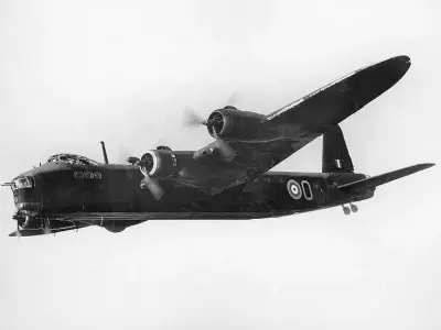 Short Stirling 3D model buy