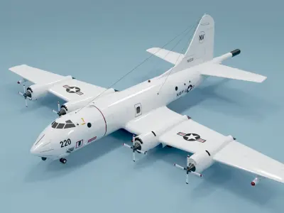 Plane 05 3D model