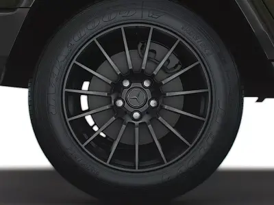 Mercedes-Benz G Line Stronger Than Time 2021 wheel 3D model